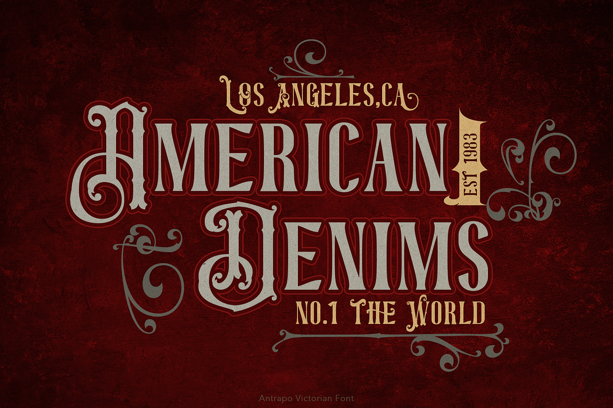 Antrapo Victorian Font, a Serif Font by TypeClassHeroes (Photo 8 of 10)