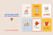 Love Message Valentine's day clipart, an Object Illustration by Felizabeth Design (Thumbnail 6 of 9)