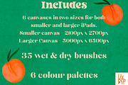 Procreate Watercolour Kit, a Brush Add-On by KJP Designs (Thumbnail 2 of 25)