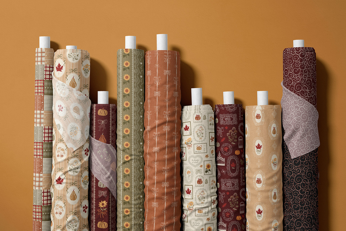 Autumn lace patterns Vector, a Pattern Graphic by Tani Kuzminka (Photo 22 of 24)