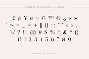 Arroem - Serif Display Font, a Serif Font by Vesvocrea (Thumbnail 14 of 15)