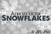 Snowflakes - 23 Intricate Vector, an Object Graphic by Ferntale Art & Design (Thumbnail 1 of 4)
