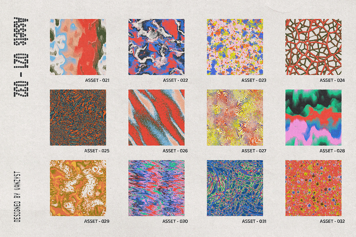 Dither Matter Seamless Patterns, a Pattern Graphic by Vanzyst (Photo 6 of 10)