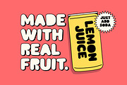 Caphole - Chunky Bold Font, a Sans Serif Font by Graptail (Thumbnail 7 of 15)