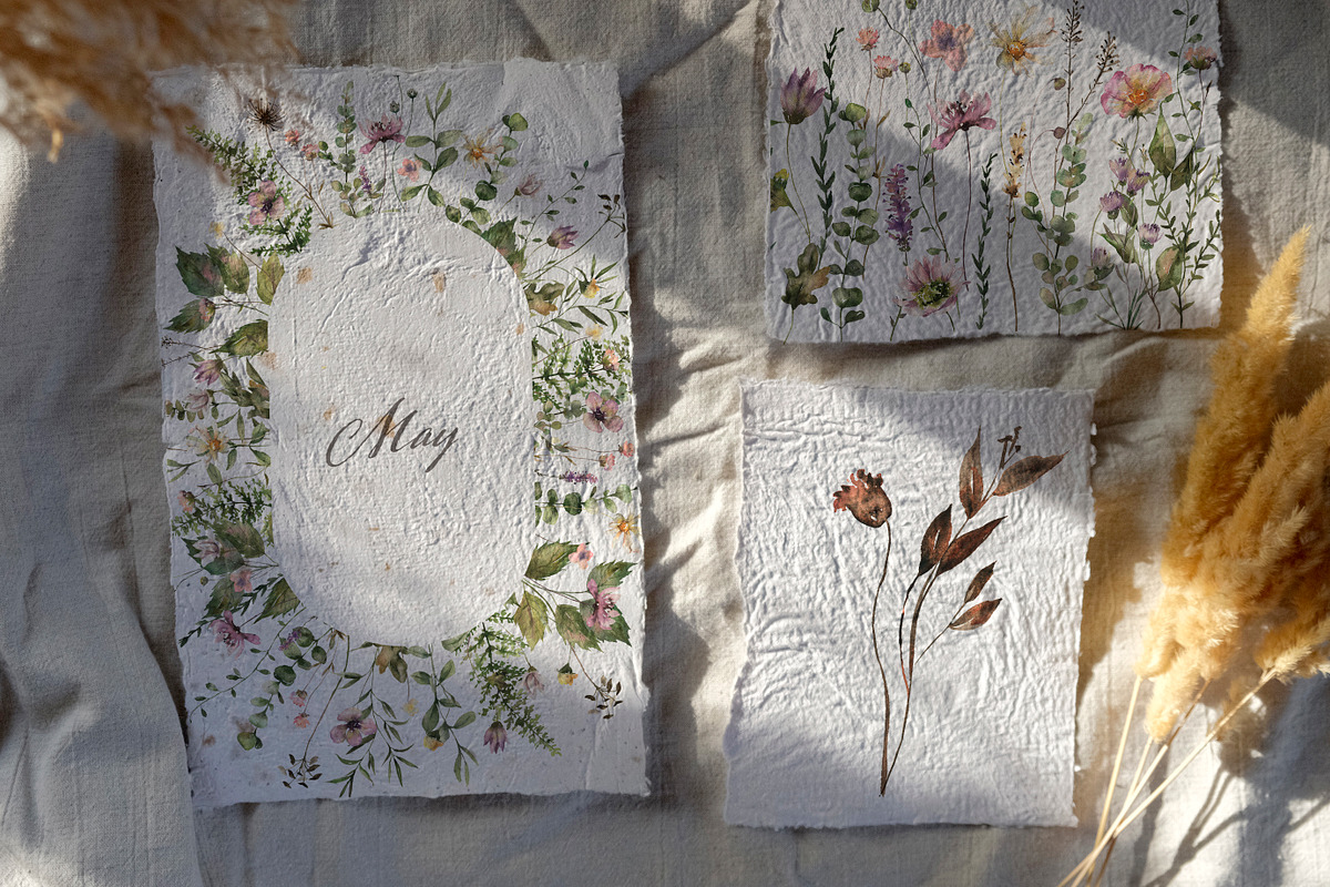May - Floral Watercolor Collection, a Decorative Illustration by Les Frolova (Photo 7 of 12)