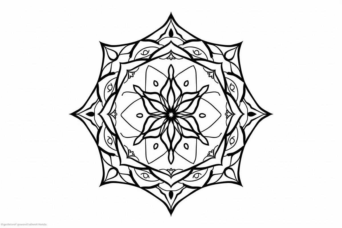 Adult Mandala Coloring Book, an Illustration by Amazin_art (Photo 3 of 11)