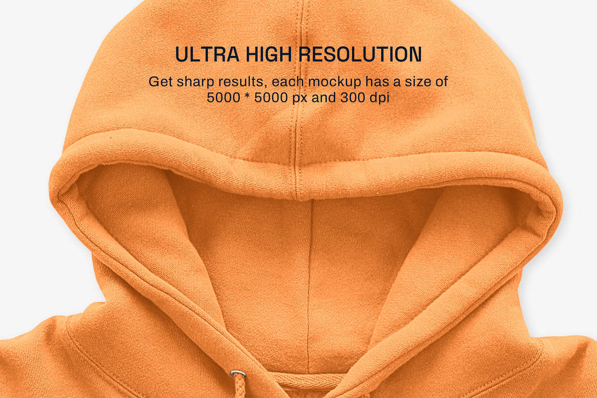 IND4000 Hooded Pullover Mockups, a Shirt Mockup by GraphicHero (Photo 8 of 9)