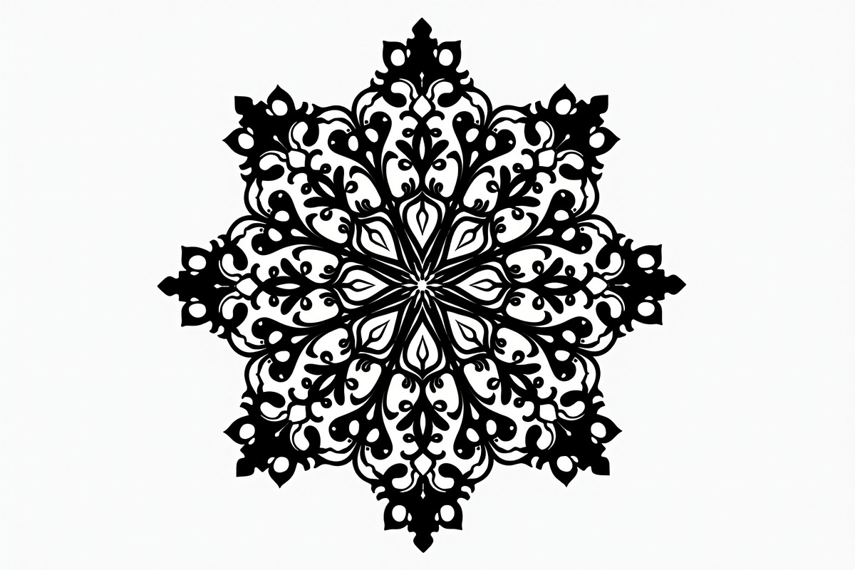 Mandala Laser Cut Files, an Illustration by balal (Photo 8 of 9)