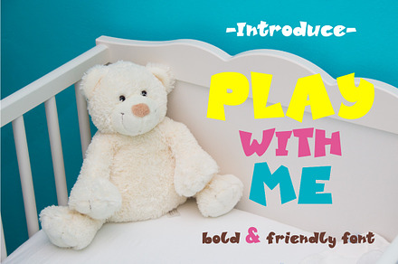 Play With Me - bold sans serif font