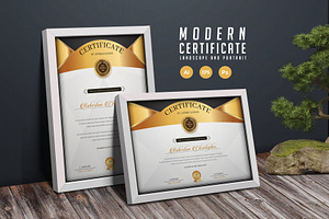 138. Modern Certificate Template