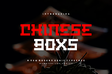 Chinese Boxs - Font