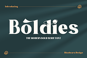 Boldies - Modern Bold Serif Font, a Serif Font by Illushvara Design (Thumbnail 1 of 11)