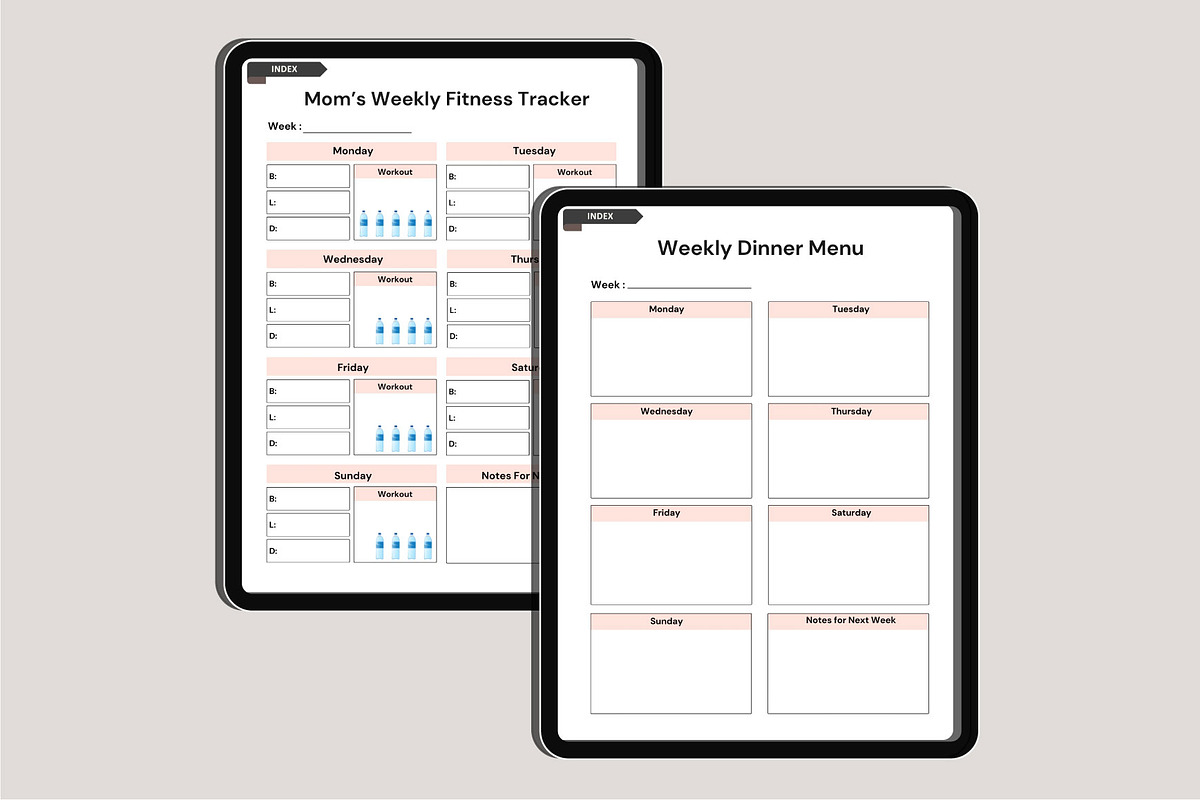 Digital 2025 Mom’s Planner Canva, a Stationery Template by Designmela01 (Photo 5 of 8)