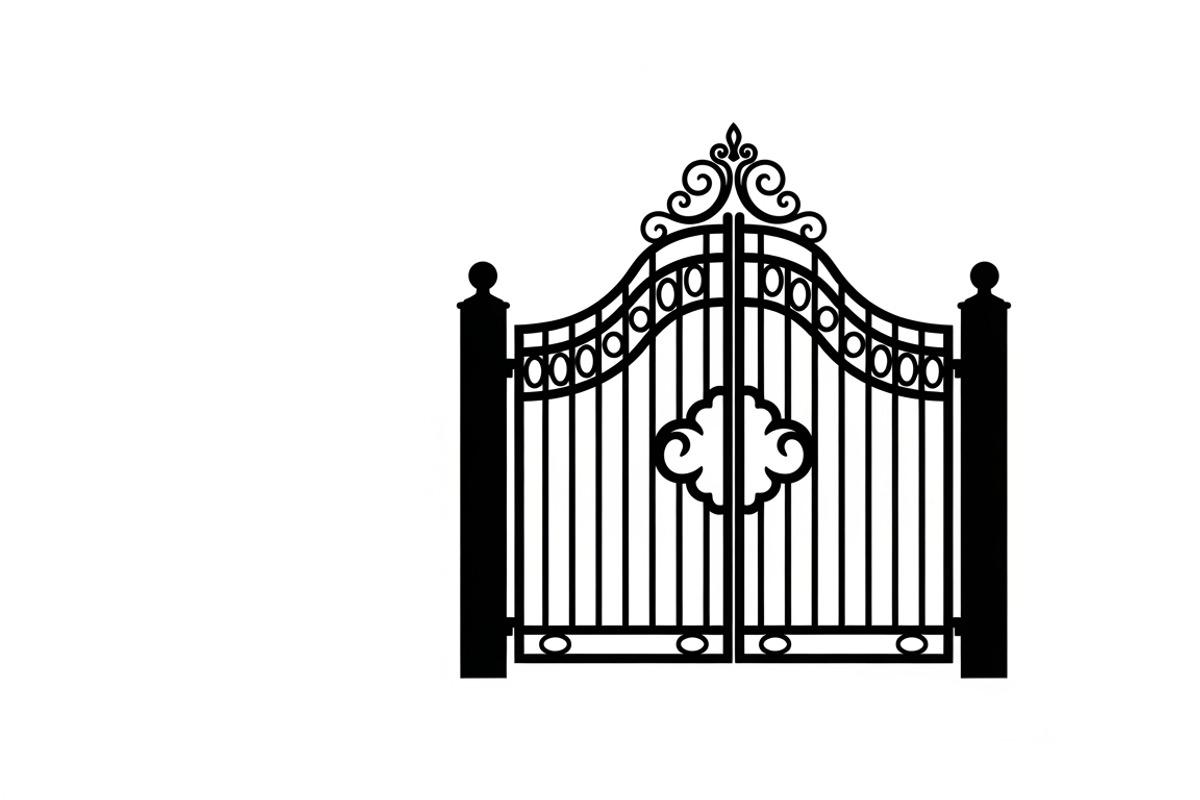 Ornate Iron Gate SVG Bundle, an Illustration by Designs_River (Photo 29 of 31)