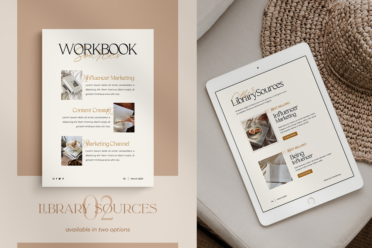 SALE WorkBook Creator Coach CANVA, a Magazine Template by Eviory (Photo 24 of 36)
