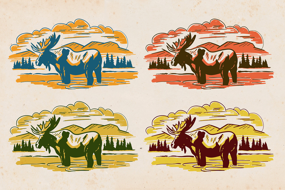 Wilderness Spot Art Collection, an Illustration by Nathan Brown (Photo 6 of 7)