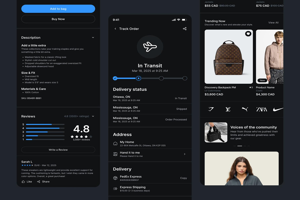 Prime Pick - eCommerce Mobile App, an UI Kit Template by Creative Perspective (Photo 4 of 8)