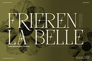 Frieren La Belle | Modern Serif, a Serif Font by Denustudios (Thumbnail 1 of 13)