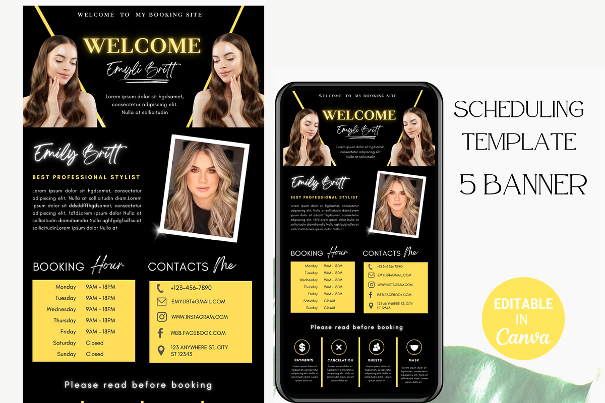 Acuity Scheduling Template, a Templates & Theme by TimCanvaTemplate (Photo 2 of 5)
