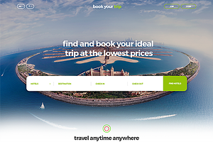 Booking Hotel Template Psd