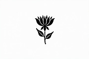 Modern Black Flower Design, an Illustration by jahid234 (Thumbnail 17 of 21)