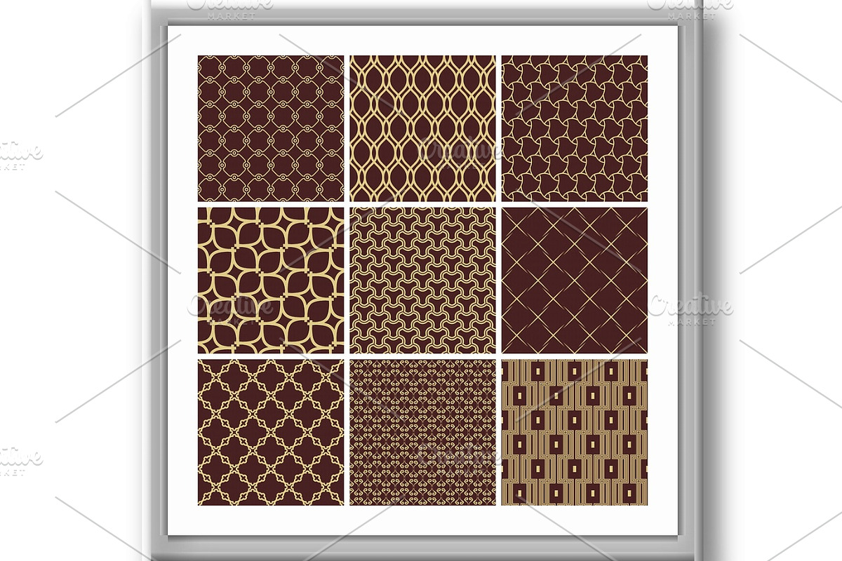 Set of Vector Seamless Geometric, a Pattern Graphic by FineArtStudio (Photo 3 of 3)