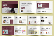 Modern Art Exhibition Booklet Design, a Brochure Template by MightyDesign (Thumbnail 1 of 9)