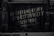 Brooklyn Coffee Custom Font, a Font by Cruzine (Thumbnail 3 of 5)