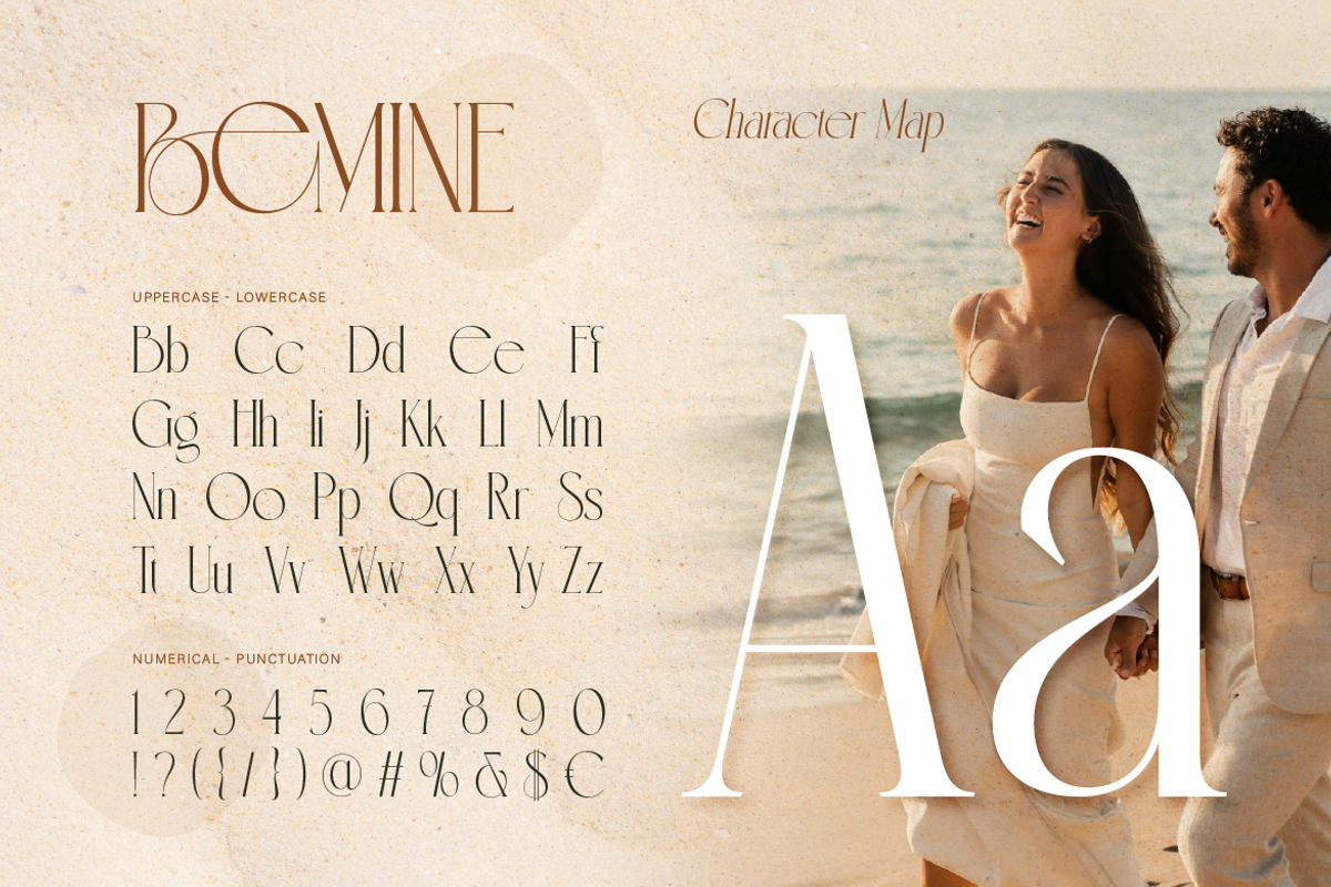 Bemine, a Serif Font by Burntilldead (Photo 2 of 12)