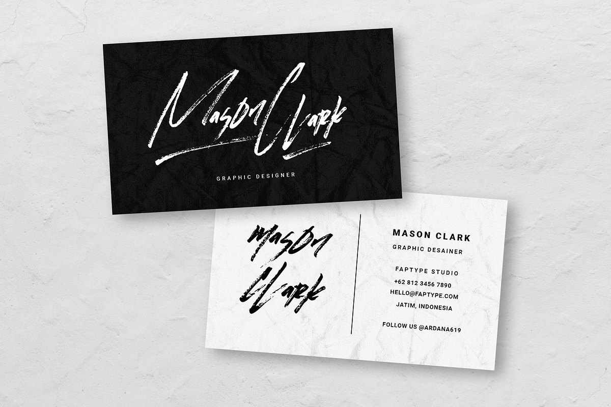 Malevolent Brush | Handwritten Brush, a Handwritten Font by Ardana Creative (Photo 5 of 14)