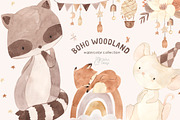 Boho nursery BUNDLE. Watercolor, an Animal Illustration by OlliArtDesign (Thumbnail 5 of 8)