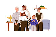 Religious people praying set, a Person Illustration by Good Studio (Thumbnail 7 of 7)