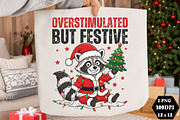 Overstimulated but festive PNG, a Seasonal Illustration by DreamCafeArt (Thumbnail 1 of 7)