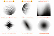 Radial halftone gradients for iPad, a Brush Add-On by Mona Ahmed (Thumbnail 10 of 22)