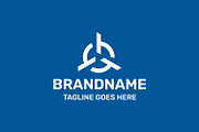 Letters TTT Propeller Modern Logo, a Branding & Logo Template by Pray Art Design Studio (Thumbnail 2 of 2)