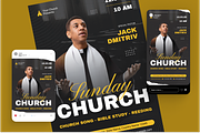 Sunday Church Flyer Set, a Flyer Template by Annora Studio (Thumbnail 3 of 6)
