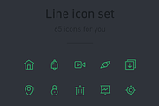 65 line vector icons, an Outline Icon by bart9339 (Thumbnail 2 of 4)