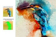 Artistic Watercolor Photoshop action, an Action Add-On by Design Forest (Thumbnail 6 of 9)
