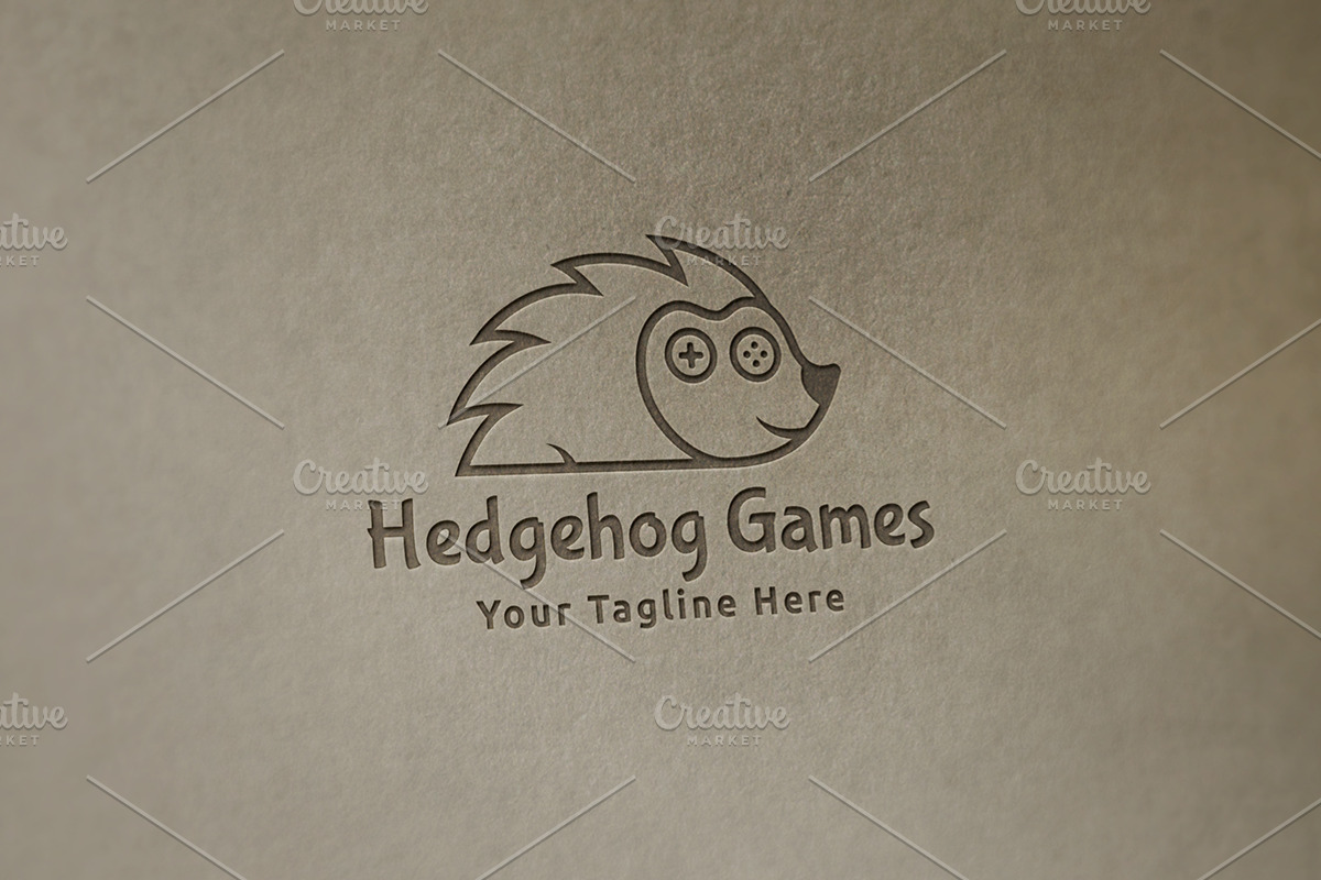 Hedgehog Games Logo, a Branding & Logo Template by Martin-Jamez (Photo 2 of 4)