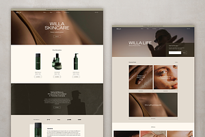 Willa: Squarespace 7.1 Template