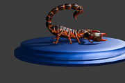 Crimson Steel Scorpion, an Animal 3D Model by Temer (Thumbnail 1 of 5)