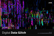 Digital Data Glitch V02, a Background Graphic by dvtchk (Thumbnail 4 of 6)