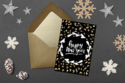 Christmas greeting card bundle, a Texture Illustration by Cozy pattern shop (Thumbnail 6 of 6)
