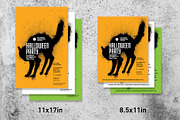Halloween Party Poster - Black Cat, a Flyer Template by Deviant (Thumbnail 2 of 2)