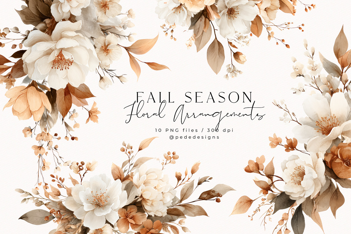 Fall Season Collection, a Seasonal Illustration by PeDe Designs (Photo 9 of 32)