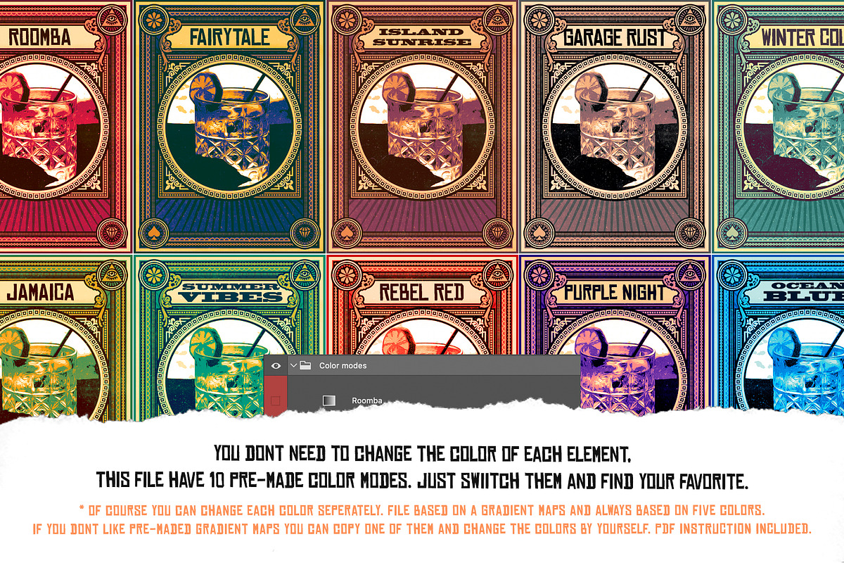 VVDS Art Poster Creator, an Action Add-On by Vintage Voyage Supply (Photo 10 of 15)