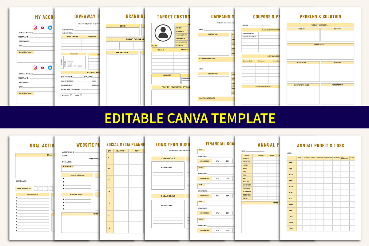 26–27 Marketing Strategies Playbook, a Stationery Template by Designmela01 (Photo 5 of 10)