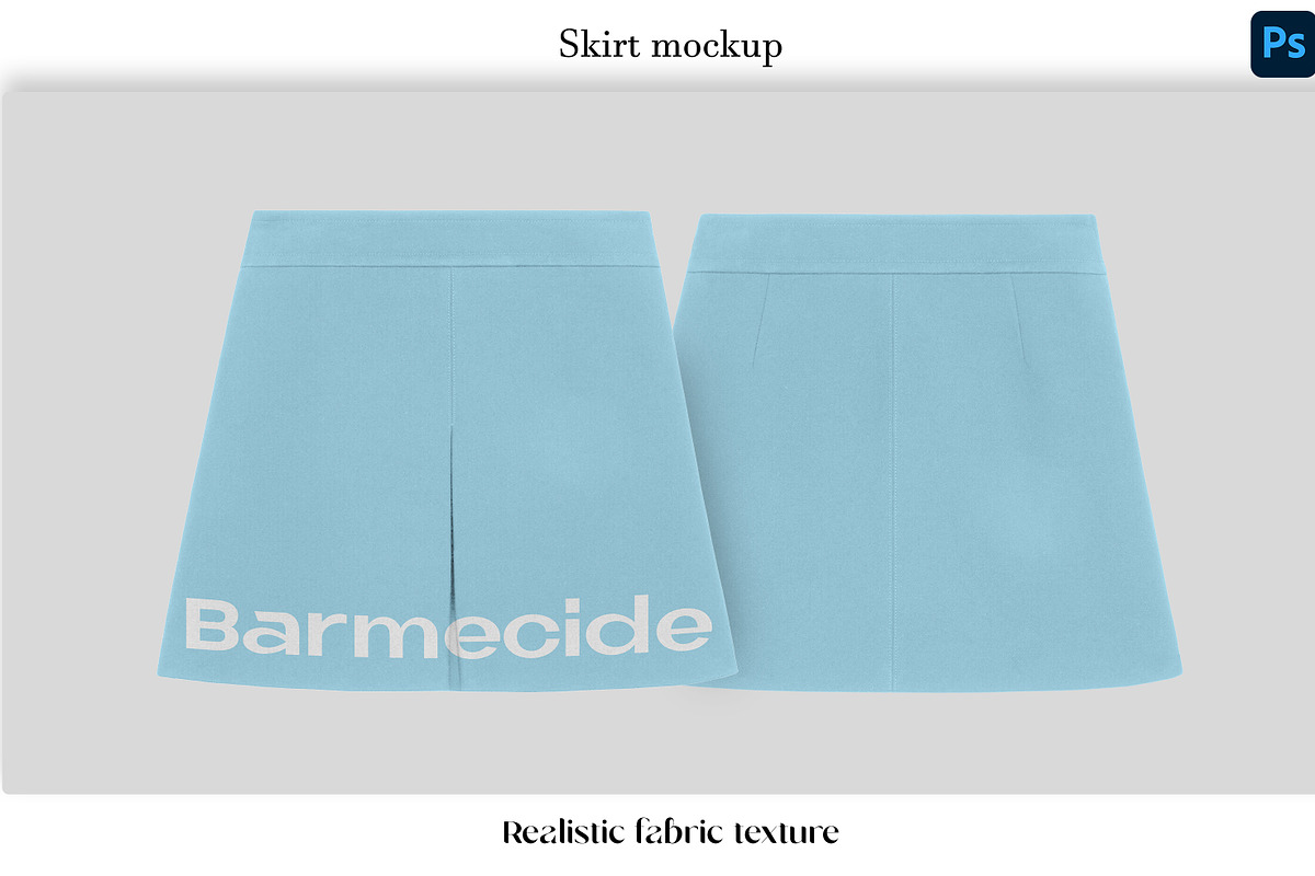 Skirt mockup, a Bottom Mockup by Barmecide Mockup Studio (Photo 1 of 3)