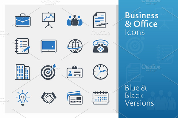 Business Office Icons