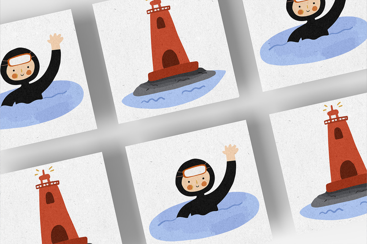 Cute Jeju island elements, an Object Graphic by RizkaNurfazrina (Photo 5 of 6)